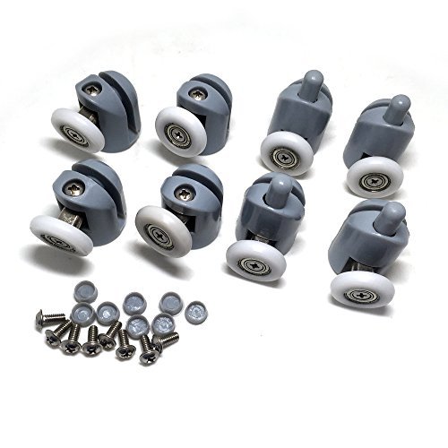 8 Pcs Shower Door ROLLERS / Runners / Wheels /