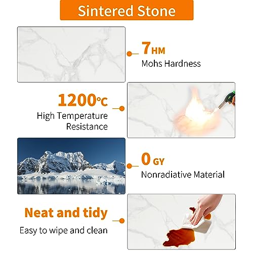 Marble Top Side Table Gold: 2 Nesting Small Sofa End Tables Round Bedside Nest Sets High Gloss Sintered Stone Marble Tabletop with Golden Metal Legs Nested Accent Tables for Living Room Offices 10 Marble Top Side Table Gold: 2 Nesting Small Sofa End Tables Round Bedside Nest Sets High Gloss Sintered Stone Marble Tabletop with Golden Metal Legs Nested Accent Tables for Living Room Offices - Image 10