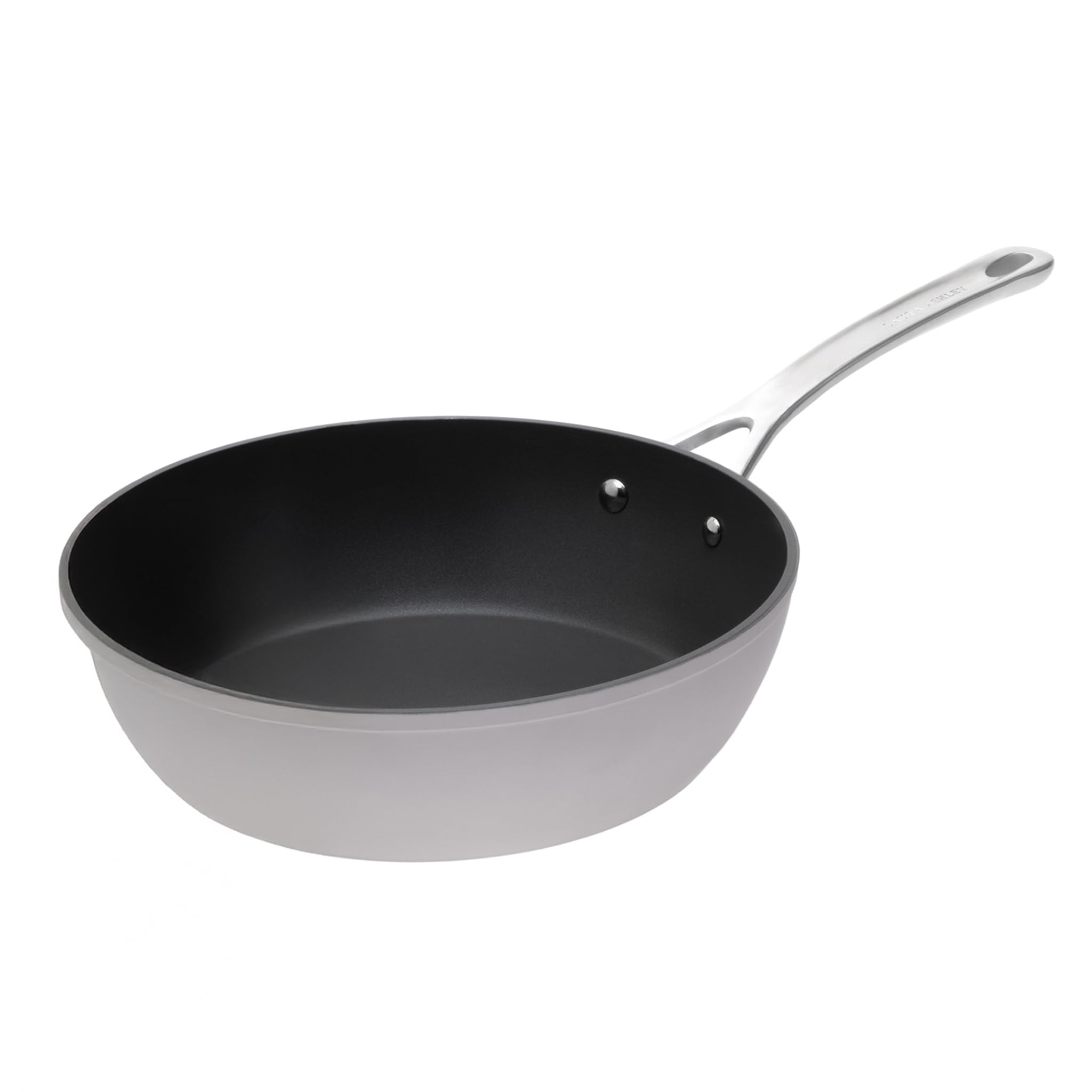 Wok antiadhésif Laura Ashley 30 cm compatible induction et induction pour cuisson saine