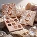 docolor Eyeshadow Palette, 9 Colors Brown & Copper Tones Palette with Matte & Shimmer Finishes,Highly Pigmented Eye Makeup Palette for Everyday Glam Look