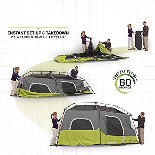 Carpa automática impermeable para camping 3-4 personas miniatura 4