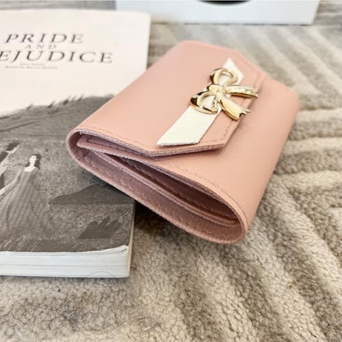 Women's Fashion Bowtie Wallets Cute Coquette Bow Small Wallet Aesthetic Card Organizer Purse4
