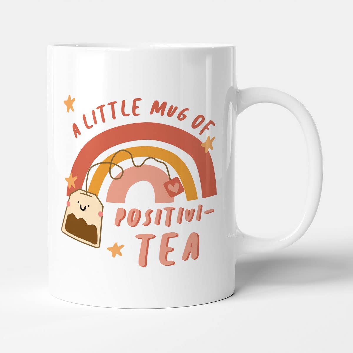 Victorian Printing Co - A Little Mug of Positivi-Tea - Gift Funny Mug, Ceramic, 11fl.oz.
