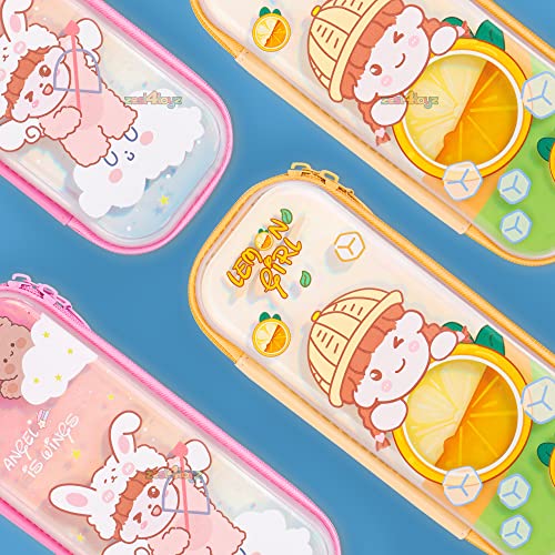 Image of Zest 4 Toyz Pencil Case of Girls EVA 3D Hardtop Pencil Box Stationary Items Kit Organizer for School Supplies Pencil Pouch for Kids Girls (Pack of 1) Random Color Dispatch
