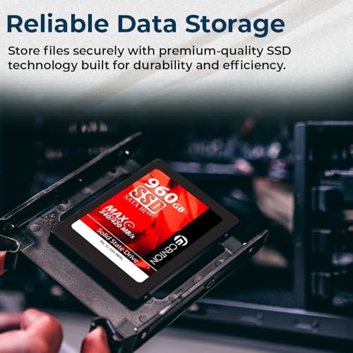 Image of Centon 2TB SSD Internal Solid State Drive, SATA III 6Gb /s 2.5 inch, 3D NAND TLC, Up to 490MB /s, Faster Startup, Apps, Gaming & File Transfers for Laptop /PC Desktop