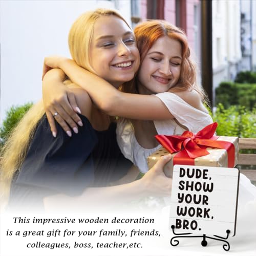 53% Off Funny Classroom Decor Wooden Plaque with Stand - Image 5