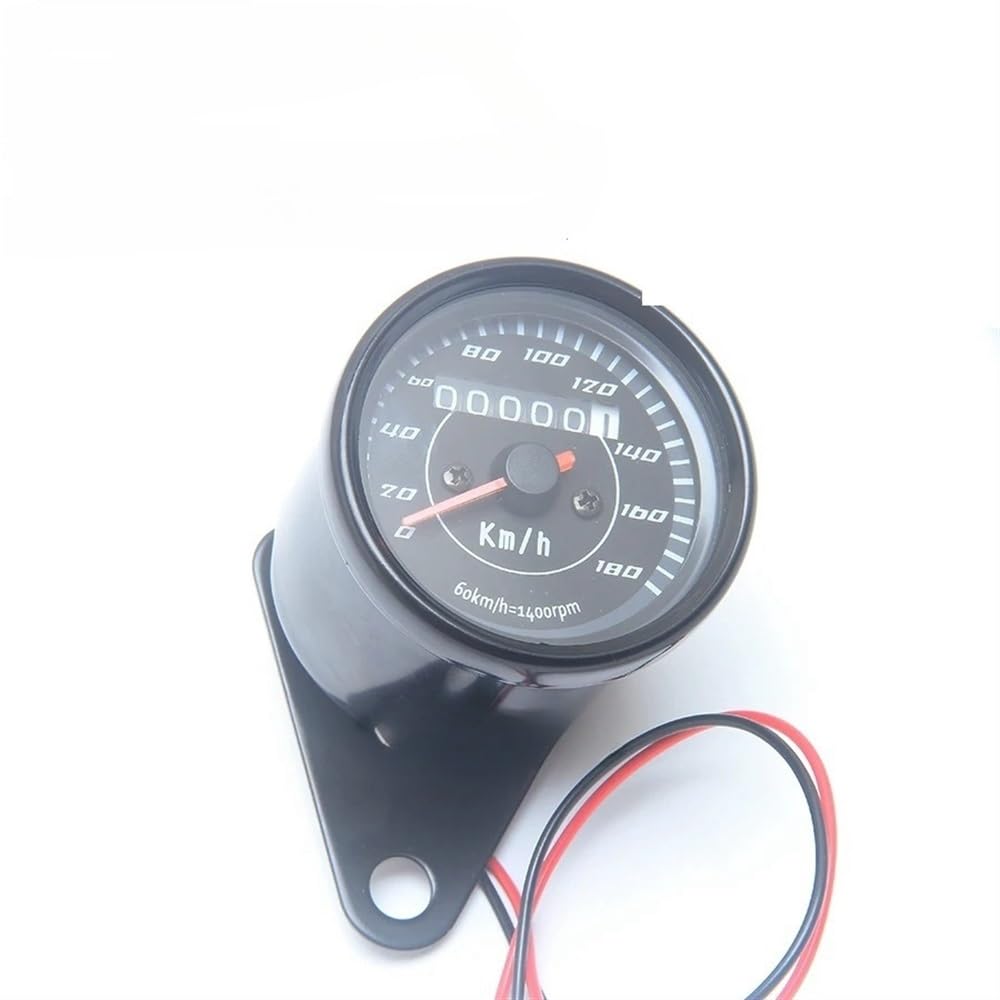 Motorcycle Odometer Gauge Universal Refit Motorcycle Tachometer Odometer Gauge Mechanics Tachometer Screen Indicator for ATV Bike Scooter Vintage