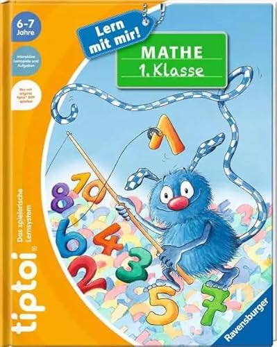 tiptoi Ravensburger Bücher Set Schule - Lern mit Mir - Deutsch 1. Klasse und Mathe 1. Klasse / Rechnen, Erste Zahlen, Mathematik, Buchstaben