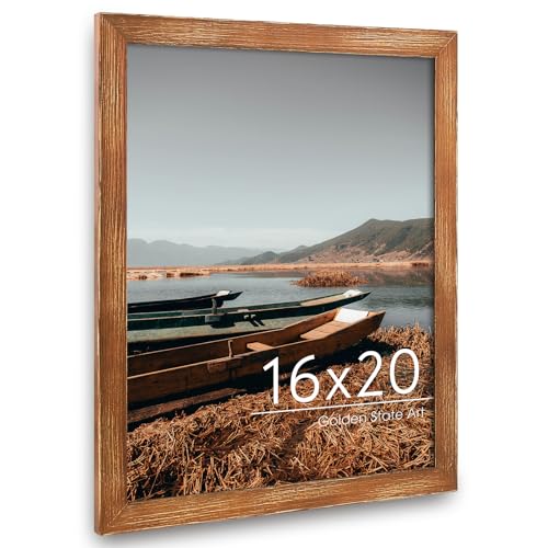 Golden State Art, 16x20 Picture Frame - Wide Moulding Solid Wood ...