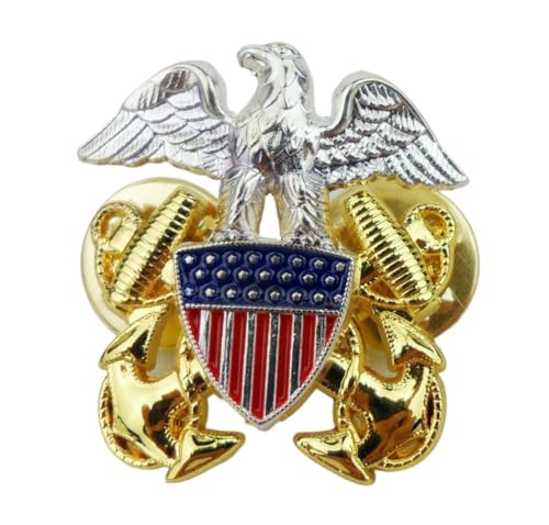 Reproduction US NAVY GENERAL OFFICER SHOULDER EAGLE BADGE PIN INSIGNIA