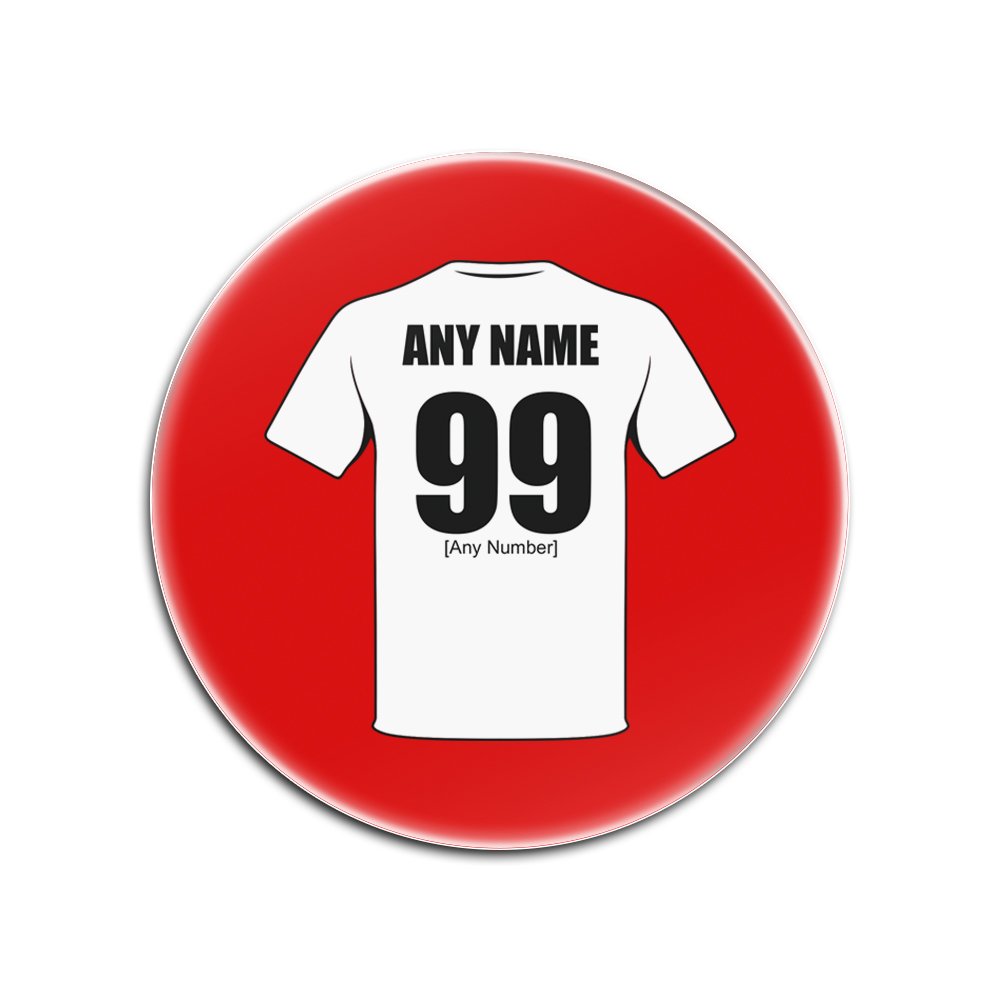 UNIGIFT Personalised Gift - Port Vale Round Glass Coaster (Football Club Design Theme, Colour Options) - Any Name/Message on Your Unique Mat Pad - The Valiants Vale Valeites