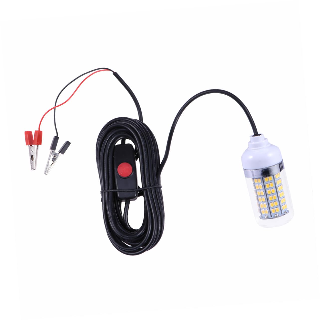 BESPORTBLE 2pezzi Lampada da Pesca Subacquea LED LEDs per Esche Attira Pesci e Gamberi per Barche e Kayak