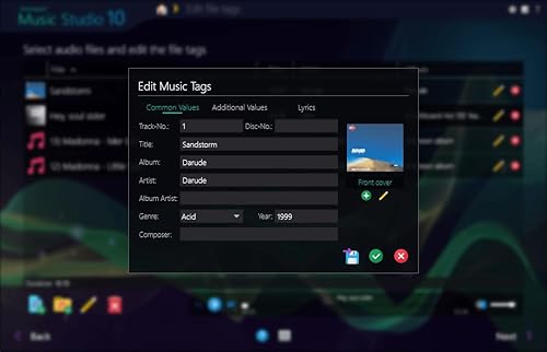 Miniatura 4 de Music Studio 10 - Music software to edit, convert and mix audio files - Eight music programs in one for Windows 11, 10