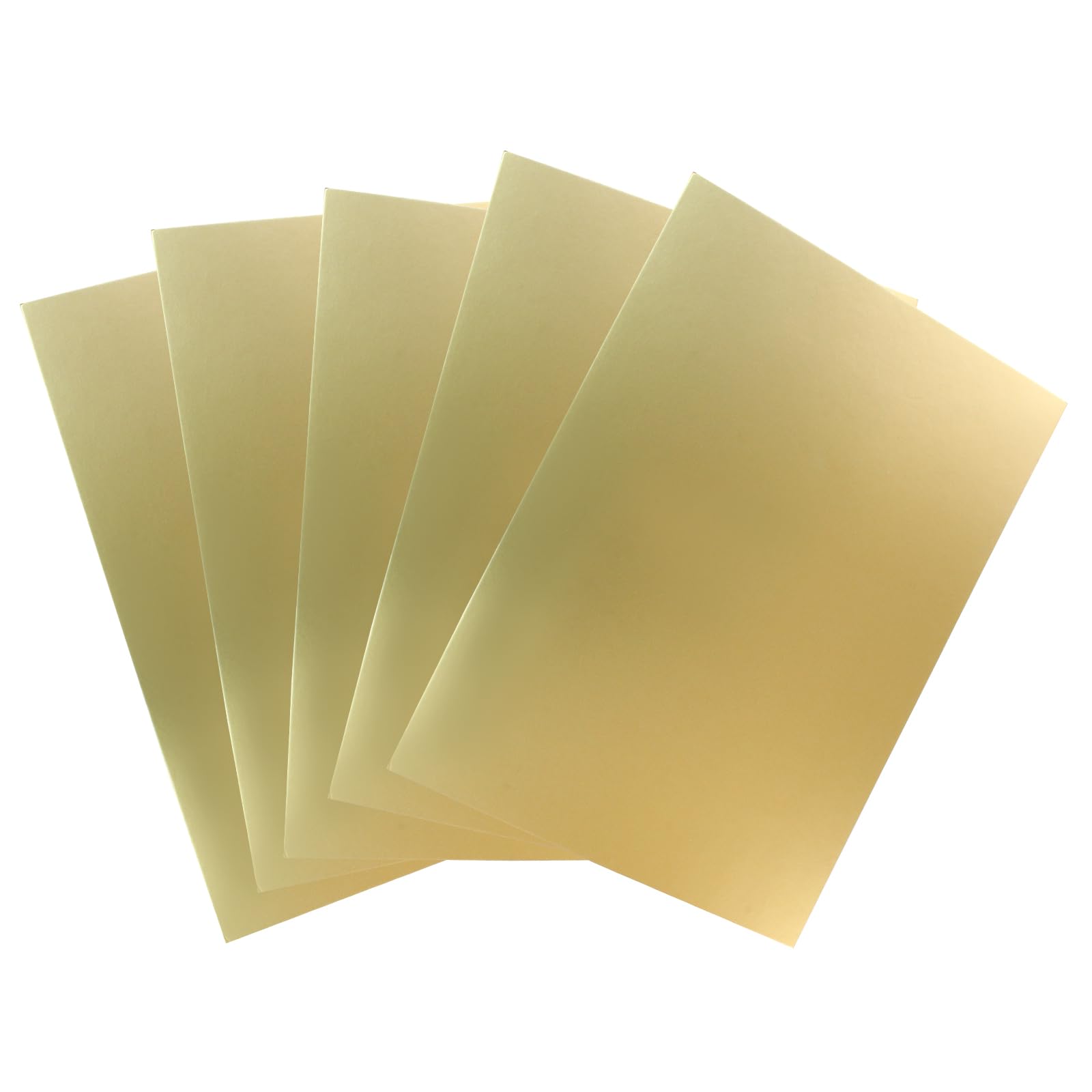suiwotin 25 Sheets Gold Metallic Cardstock Paper 8.5 x 11 Inch, A4 Size 250gsm/92lb Thick Card Stock, Cover Stock Paper for DIY Projects, Cards Making