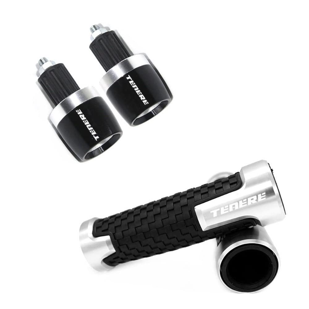 Empuñadura Motocicleta puños de moto Para Y-AMAHA TENERE 700 Tenere700 XTZ 700 Motocicleta 22mm 7/8 "empuñaduras De Manillar Agarre De Goma Manillar Tapones Para Los Extremos De La Barra Tapas Manilla