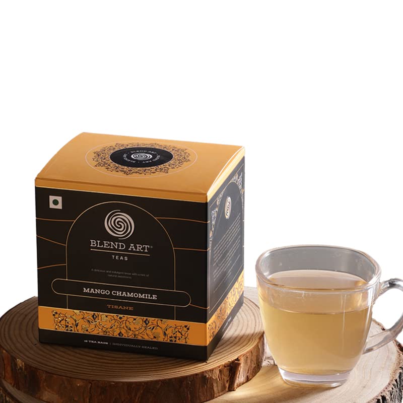 Image of Blendart Mango Chamomile Flower Herbal Tea 15 Tea Bags