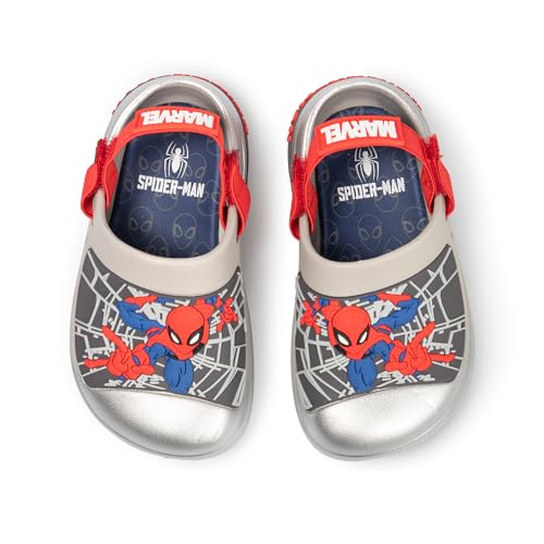 Image of Marvel Spiderman Clogs for Kids, Waterproof Slip On Toddler Clogs