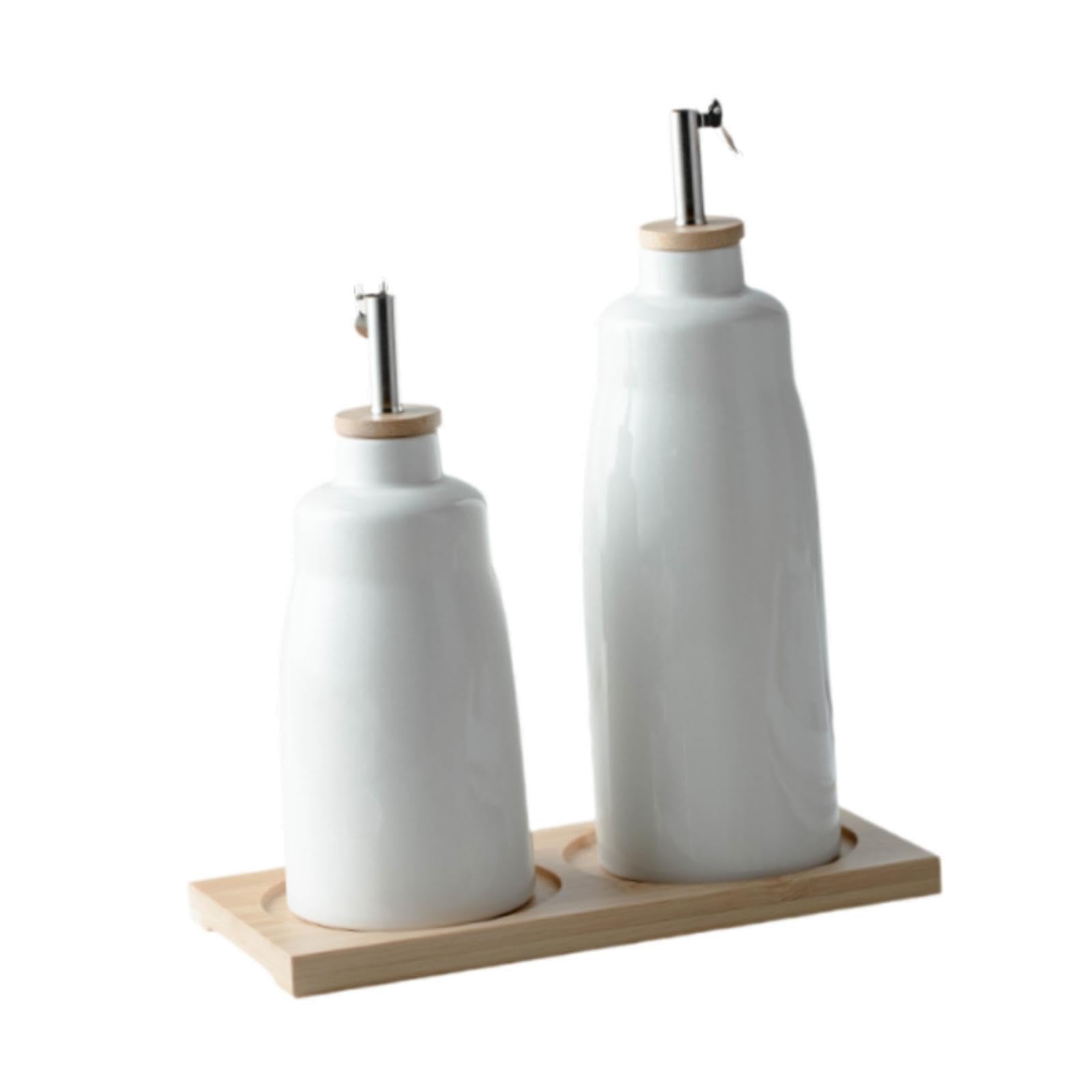 KIXZSAZ Oil Dispenser Bottle Ceramic Olive Oil Dispenser Bottle Versatile Solution For Stylish Kitchen Vinegar Storage And Vinegar Storage Container