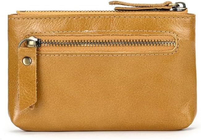Retro Longstyle Wallet Men's Genuine Leather Vertical Casual Money Clip(Style1)