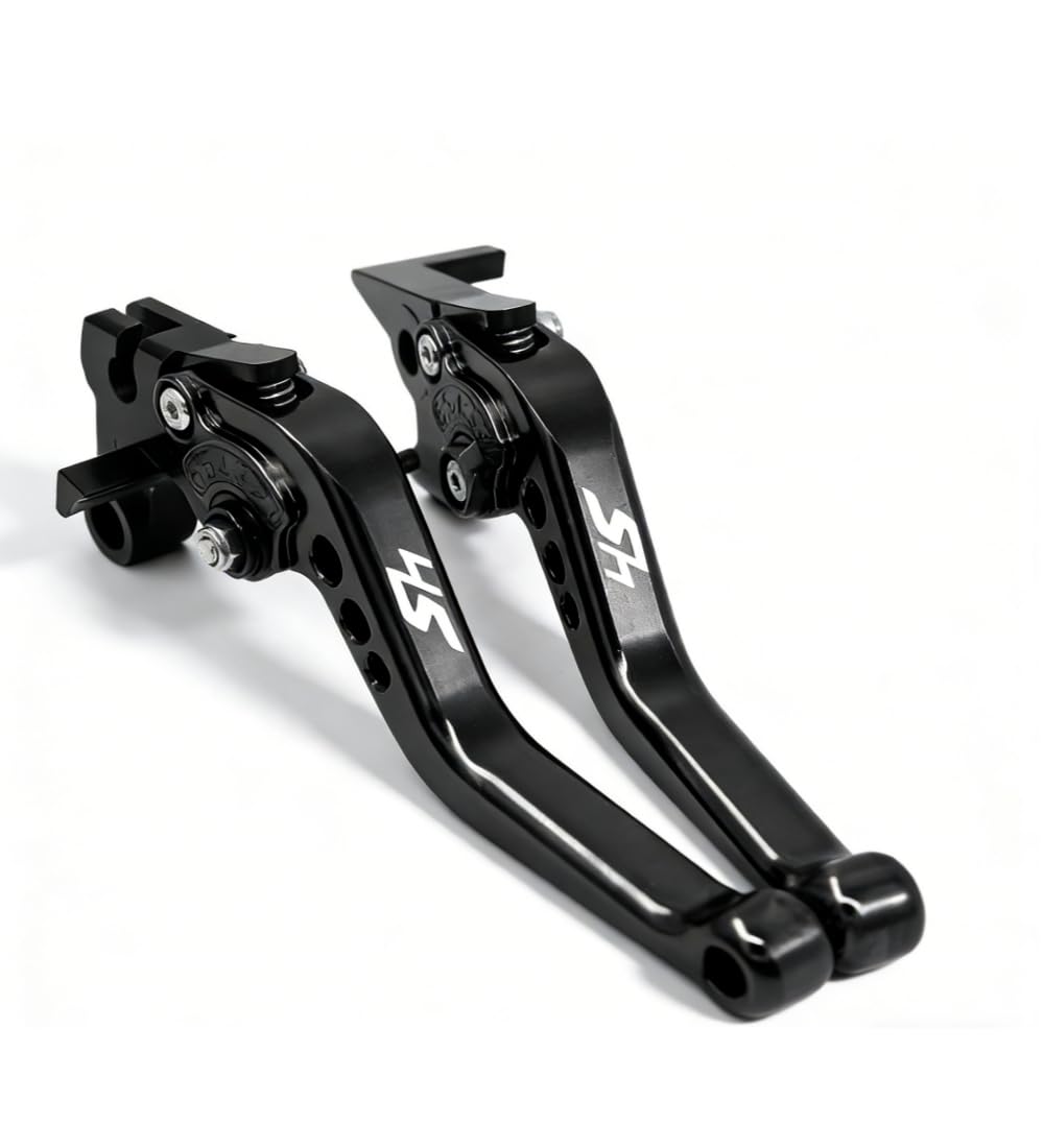 Palancas de freno SH125 de aluminio negro para conduccion urbana diaria