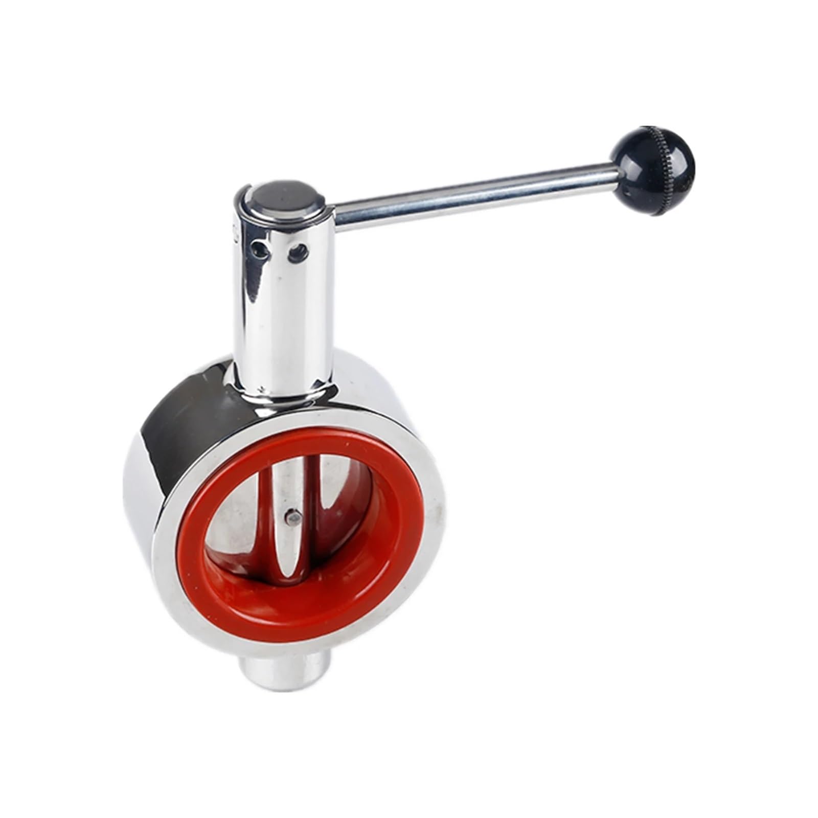 BALYDLUL 1-1/2" DN40 Stainless Steel 304 Sanitary Butterfly Valve Wafer Type Silicone Sealing