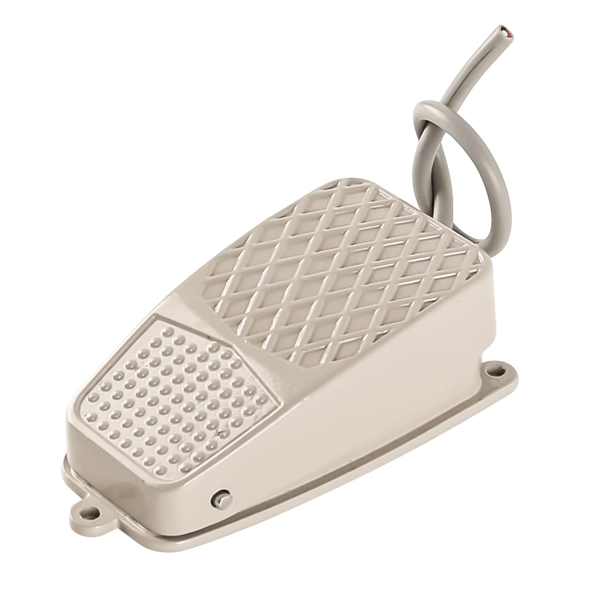 Muiltvoe Foot Pedal Switch Non Slip Metal Momentary Power Foot Operated On Off Switch Controller 250V 10A