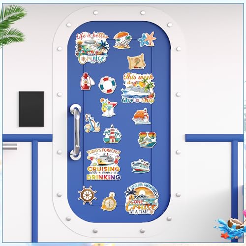 17 imanes decorativos magnéticos para puertas de crucero miniatura 6
