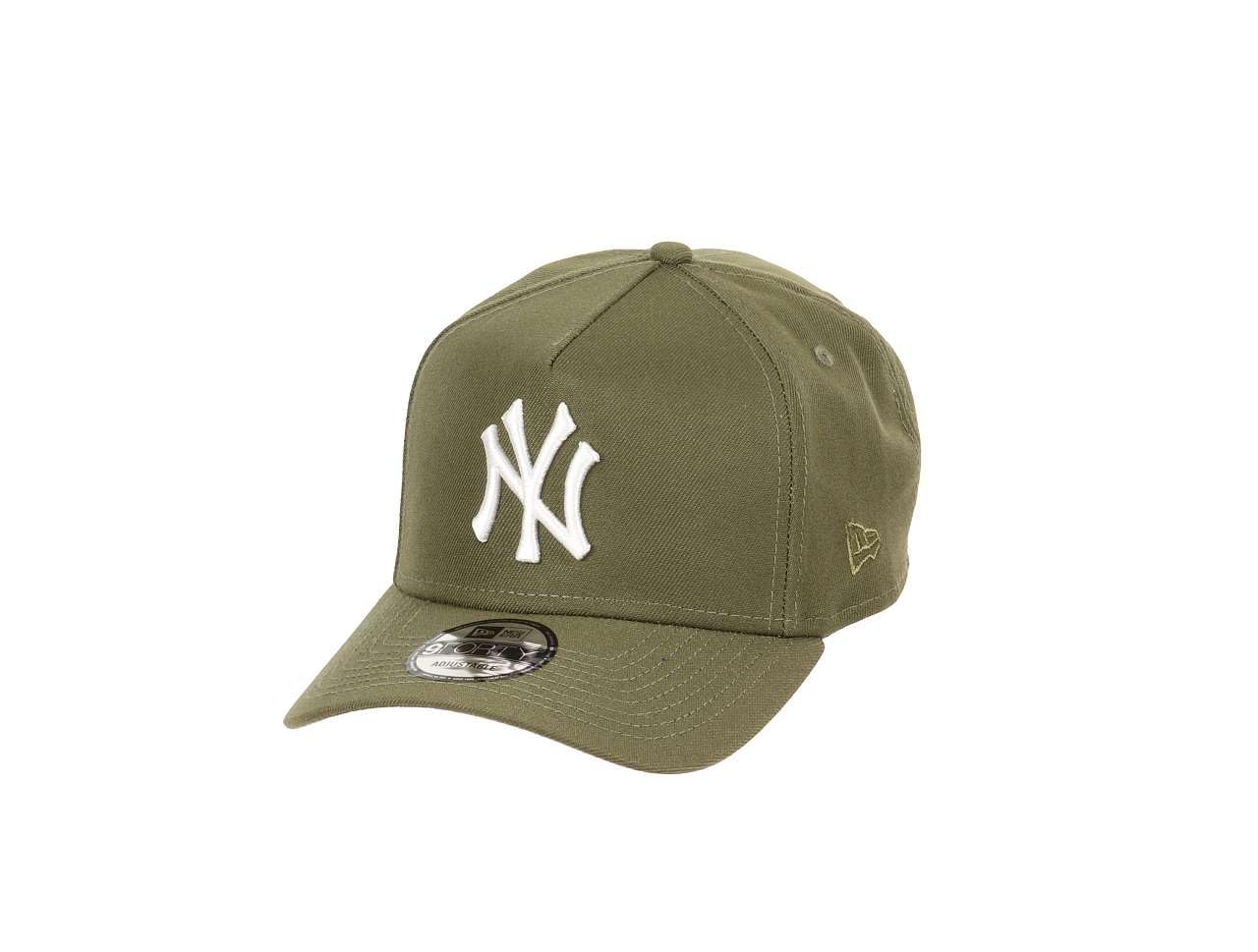 New Era New York Yankees MLB New Olive 9Forty A-Frame Snapback Cap โ image 1