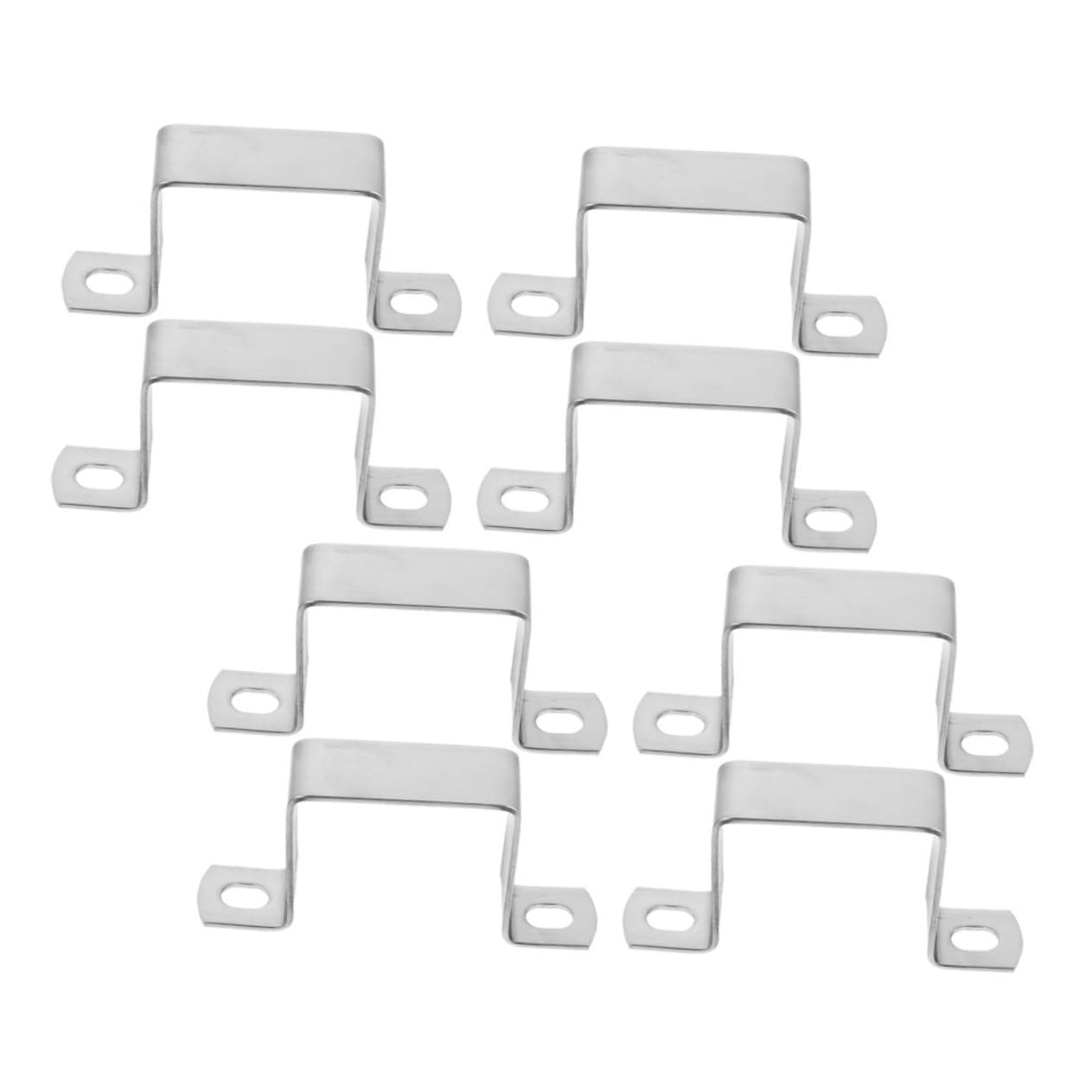 4 ensembles Collier De Serrage Carré Pour Conduit Collier De Serrage Pour Tuyau Pour Tuyau Flexible Fixation Pour Support De 8 pièces * 4