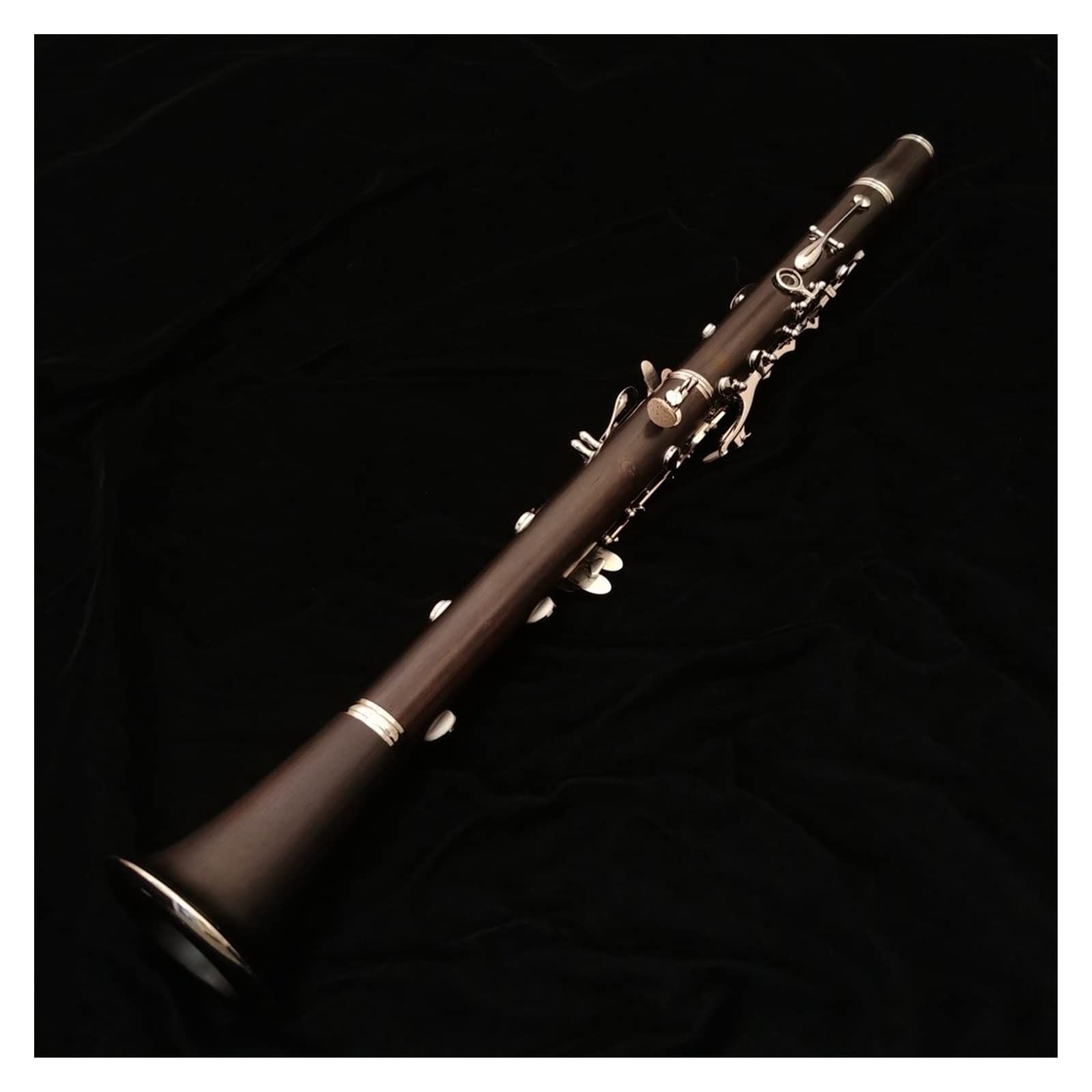 TSTS Duet Intermediate Holzklarinette B-Klappe 17 Tasten 6 Ringe Klappensystem Boehm-Fingersatz Intermediate Klarinette Holzblasinstrument