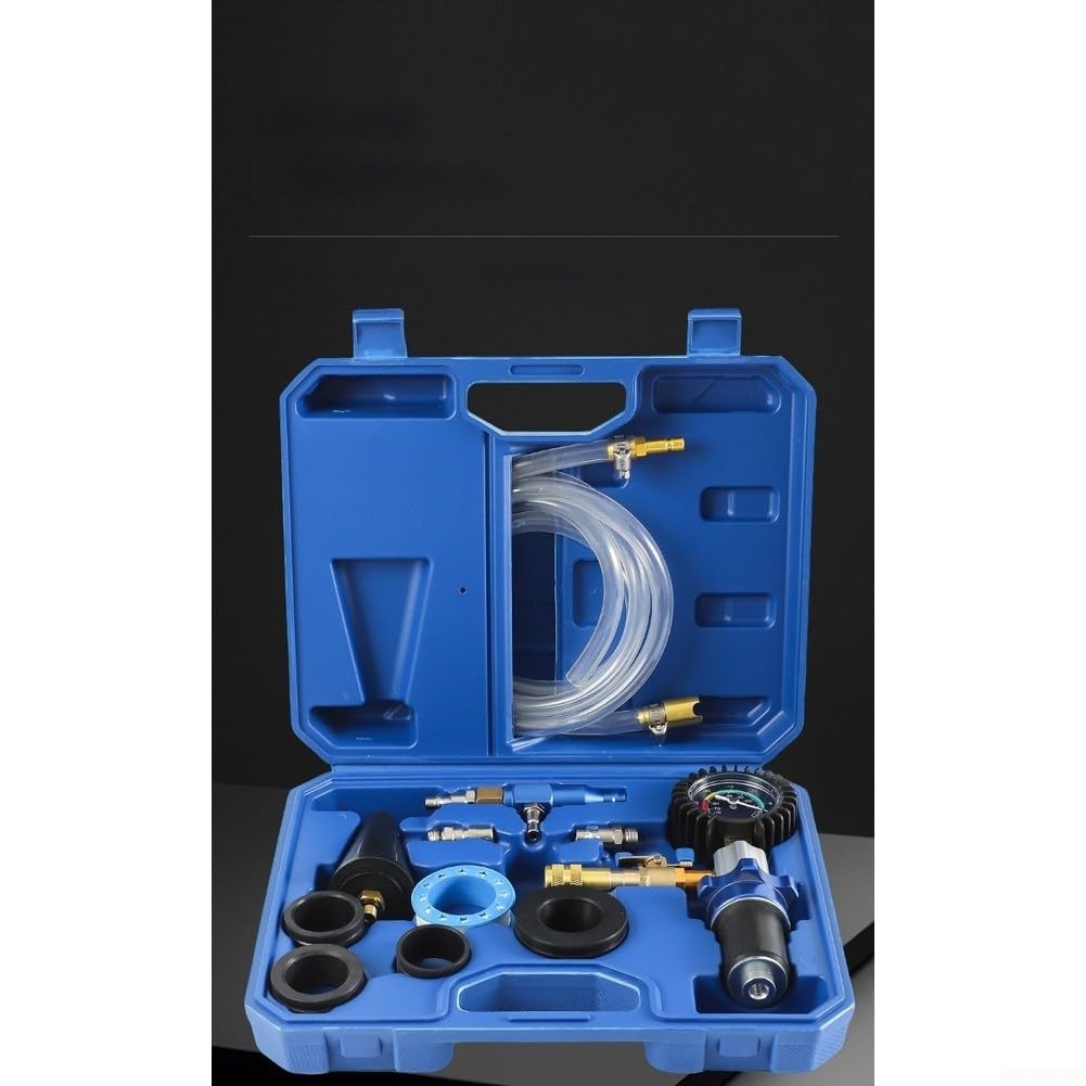 Sistema de refrigeración para llenado al vacío, 12 piezas de aleación de aluminio para acoplamiento rápido, kit de herramientas para cambio de refrigerante de coche, reparación, mantenimiento con