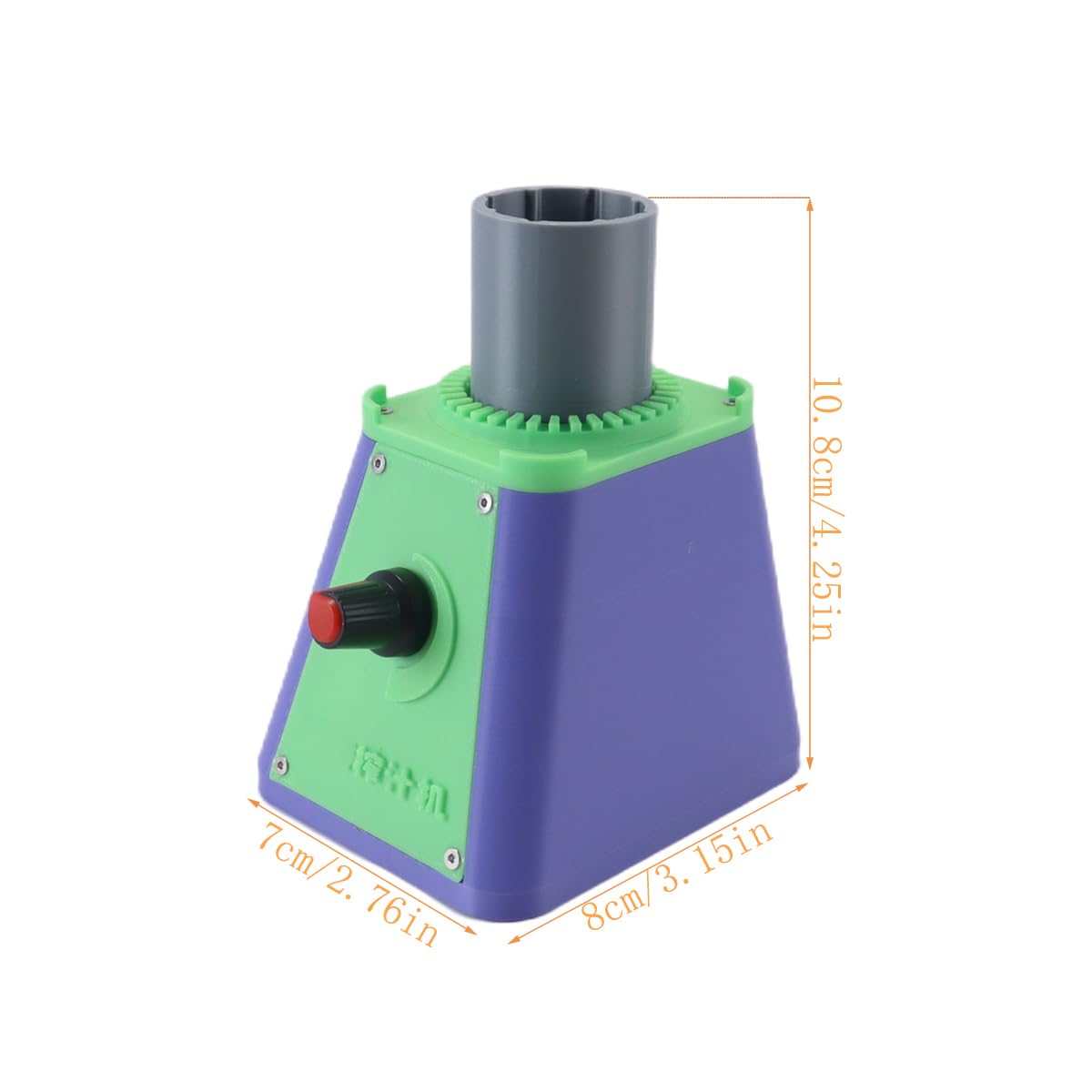 Huba Modell-Farb-Shaker-Mixmaschine, USB-Labor-Vortex-Mixer für 19/25 mm Farbflaschen, Tattoo-Tintenmischer, stufenloser Drehzahlregulierungsmotor, für Nagellack, Pigment