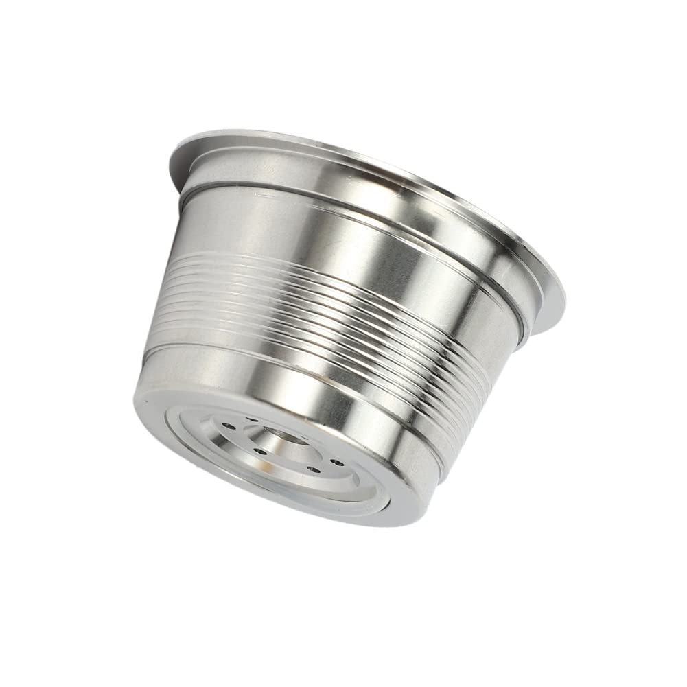 2X Compatible para Cafeteras Caffitaly Fabricante De Acero Inoxidable Cápsula Recargable Reutilizable