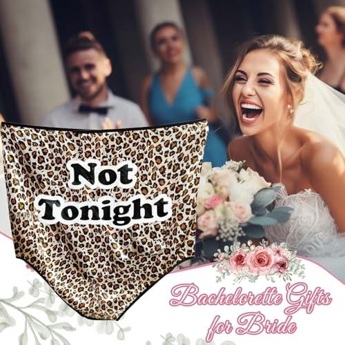 Funny Underwear for Women, Joke Gag Gift Big Mom Undies, Men Halloween Christmas Bride Wedding Game Leopard2