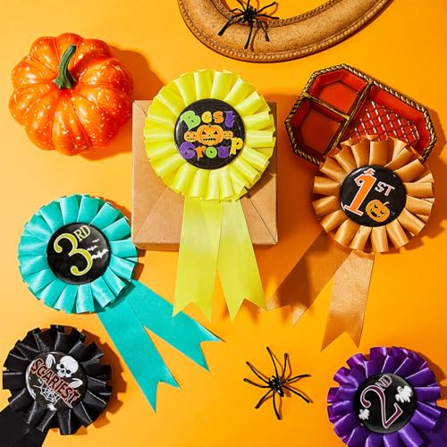Partoy PT008 15 Pieces Halloween Award Ribbons Award Ribbons Halloween Party Costume Contest Award Prize Ribbons thumb #3