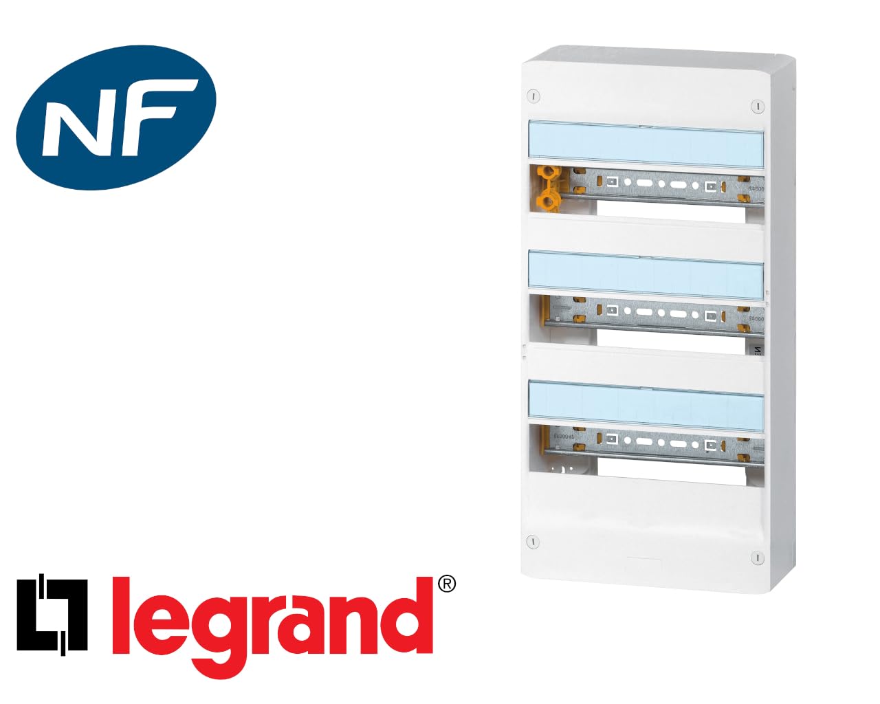 Tableau LEGRAND DRIVIA 3 rangées 13 modules IP30 IK05 - Blanc RAL9003