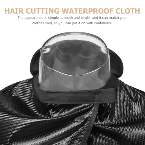 Capa impermeable para barbero Abaodam con cierre de broche miniatura 3
