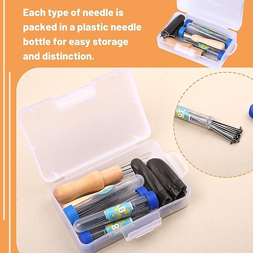 Image of 82PCS Needle Felting Tools, Needle Felting Needles, 4 Sizes Felting Needles with Needle Bottle Felting Tool Holders, Complete Needle Felting Supplies for Beginner Professional (Pack of 2)