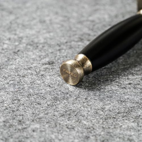 FREED-Bronze-Series-Double-Edge-Safety-RazorAluminum-alloy-material-with-10-Japanese-6cr13-Stainless-Steel-Bladeits-the-best-gift-for-men-fathers-or-birthday-Black