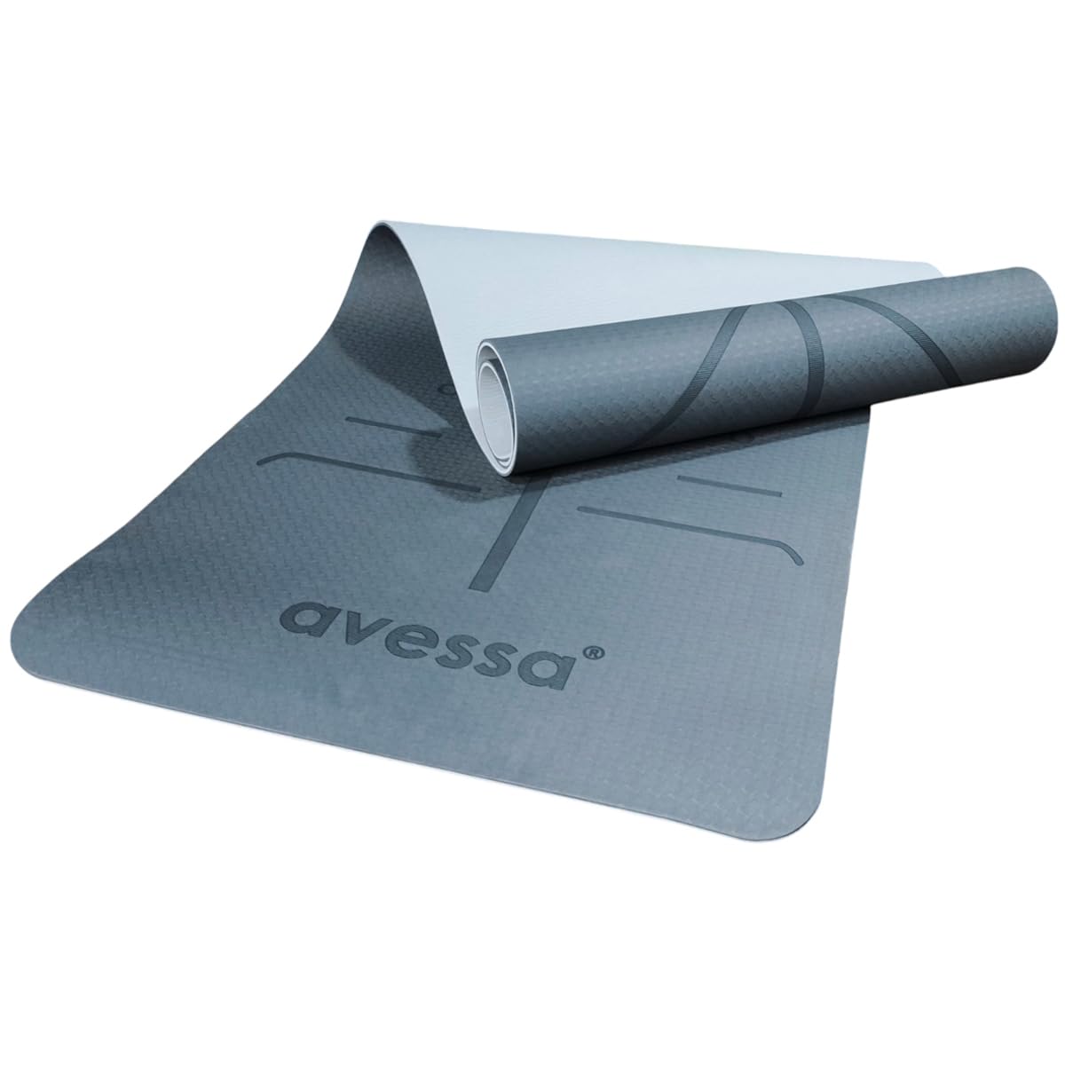 Avessa Pilates Minderi Çift Renk Siyah Tpe-10