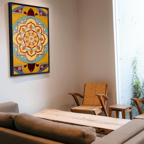 Image of 8x12 Canvas Floater Frame for 0.6-0.9 inch Deep Canvas Painting,Black