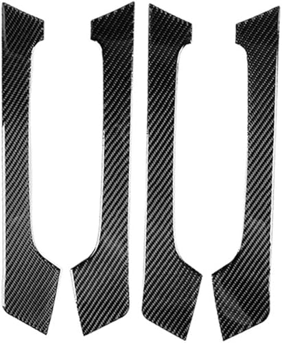 Molduras interiores de fibra de carbono Marco cubierta Accesorios adhesivo interior Trim para Toyota Land Cruiser Prado 150 LC150 FJ150 2010-2018