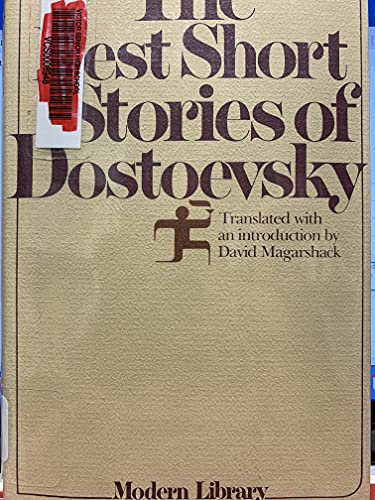 Best Short Stories of Dostoevsky B0015KUDRO Book Cover