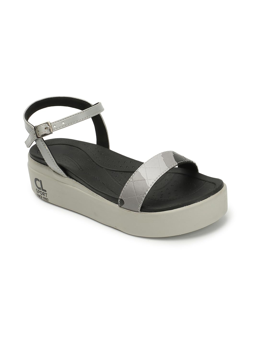 See full amazon price history chart for CL Sport Women Sandal Colour- Grey, Size-UK-8 CL Sport Women Sandal Colour- Grey, Size-UK-8 (B0DBDXHL9S) Amazon Price History, Amazon Price Tracker