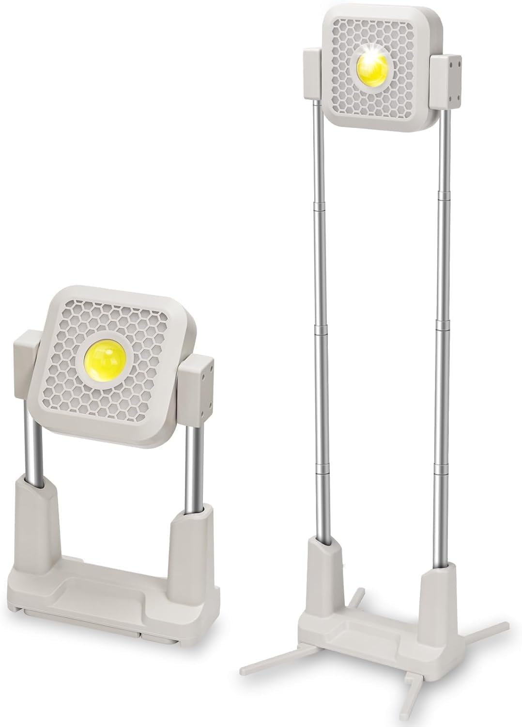 100W Solar Led Emergency Light Rechargeable, Light Modes,Garage Light, IP65 Waterproof, Portable Lighting for Campaign & Party Construction Site Outdooor & Indoor-image-8