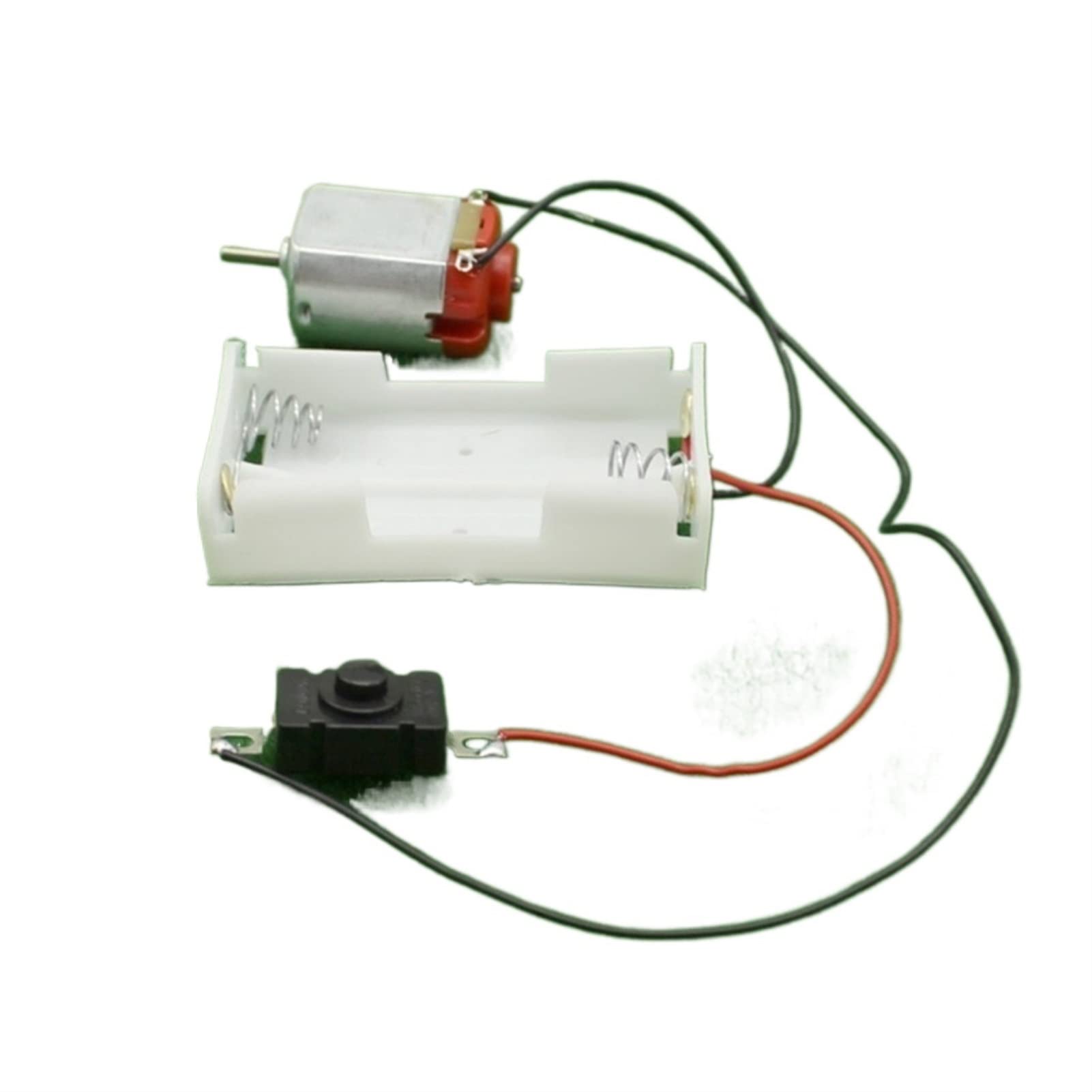 Lwoman Handmade Electric Car Motor Skill Toys With Battery Box And Switch ，Small 130 Dc Motor ， Dc Motor Micromotor Modle Steam