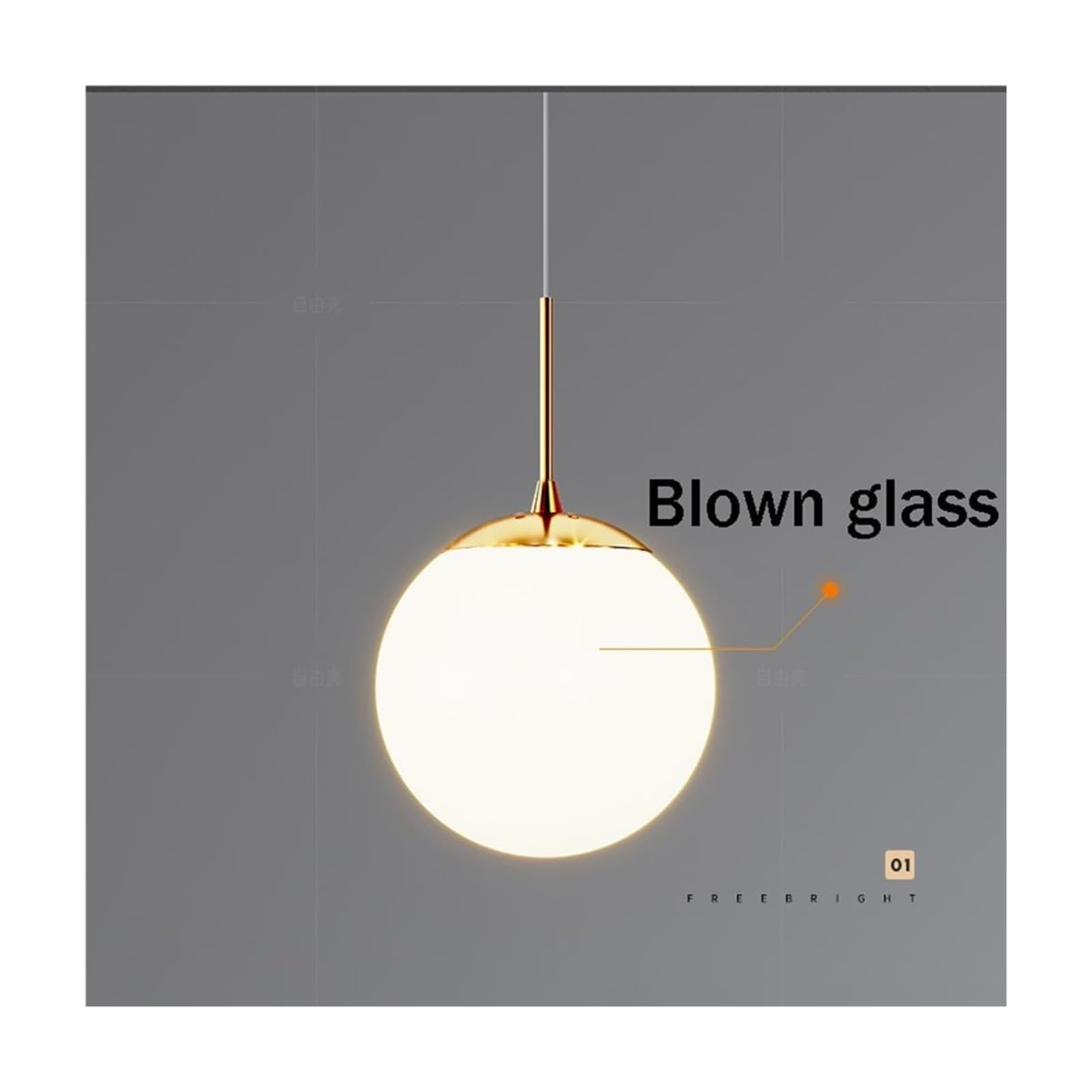 Lampy wiszące Mid Century 12 białych kulek ze szkła mlecznego długi matowy żyrandol do wejścia kominka wysokie sufity lampa wisząca salon jadalnia złoty chrom (złoty