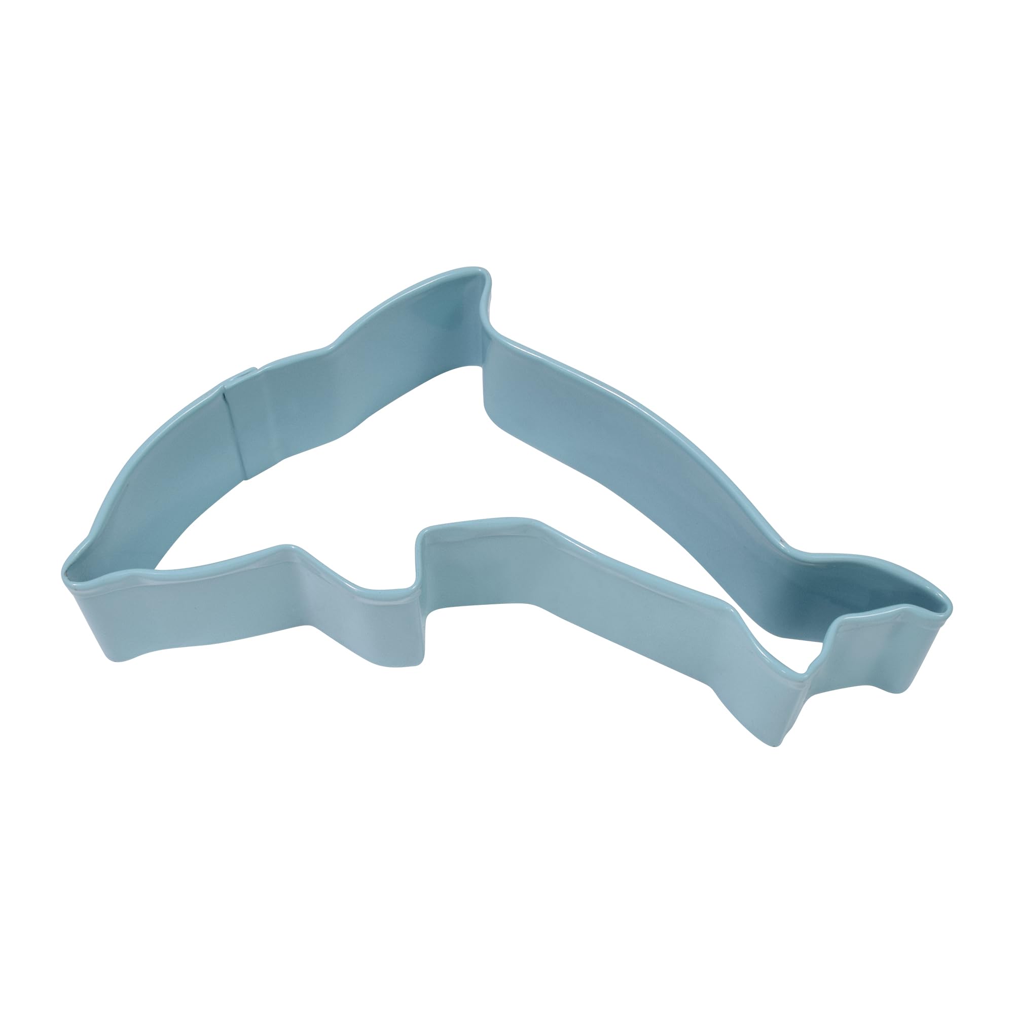 Anniversary House K1270/B Dolphin Poly-Resina recubierto cortador de galletas azul, acero de poliresina