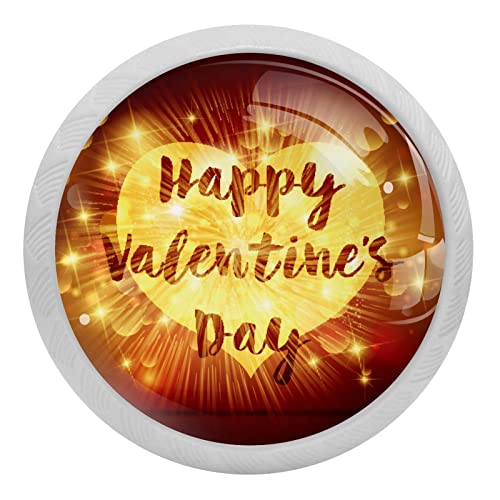 Boutons fluorescents cadeau Saint Valentin pour commode et placard - 2