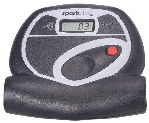 SportPlus vélo d'appartement pliable avec dossier - 8 niveaux de résistance (freinage magnétique silencieux), avec support tablette, capteur de fréquence cardiaque, SP-HT-1003